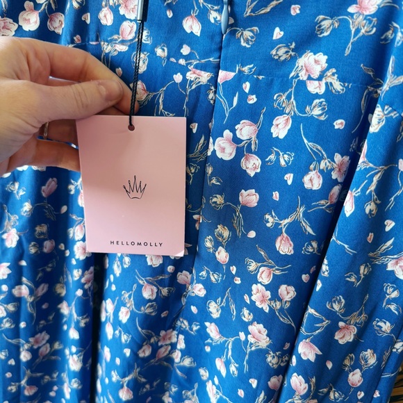 Hello Molly Blue & Pink Floral Dress - Picture 12 of 16